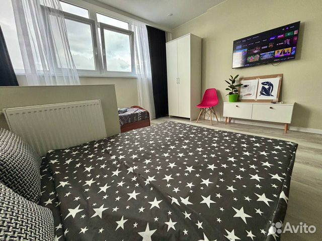 

Квартира-студия, 25 м², 3 кровати