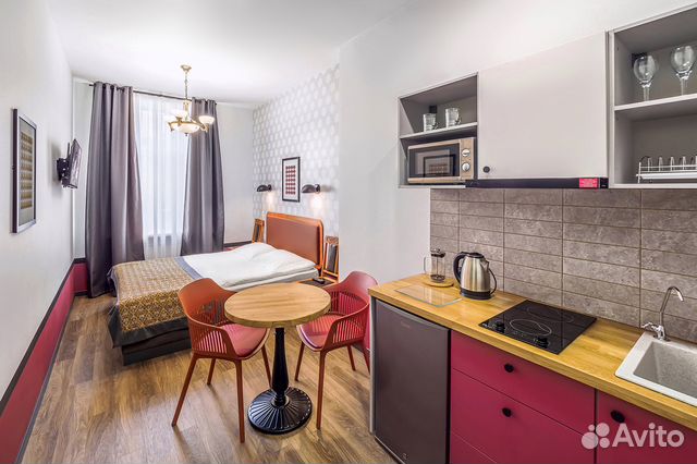 

Квартира-студия, 16 м², 1 кровать