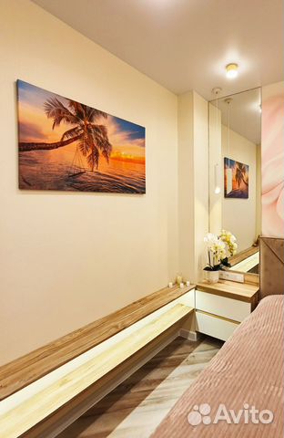 

1-к. квартира, 42 м², 3 кровати