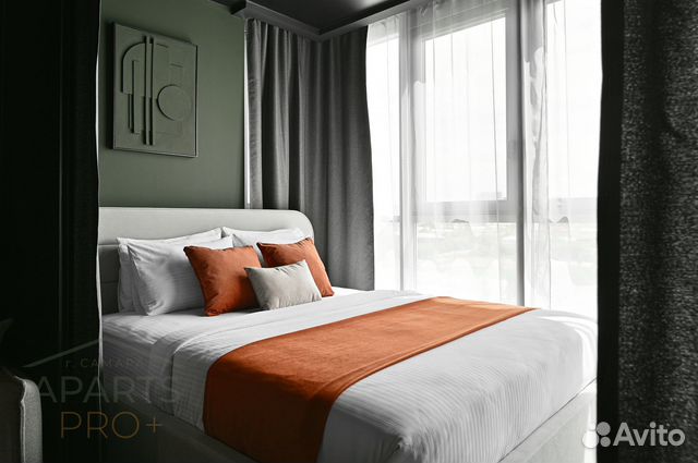 

Квартира-студия, 33 м², 2 кровати