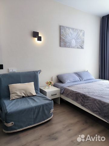 

Квартира-студия, 27 м², 2 кровати