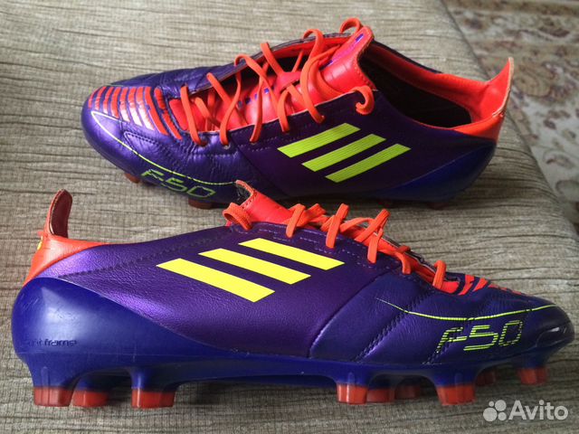 Проф-ые бутсы Adidas F50 adizero кожаные