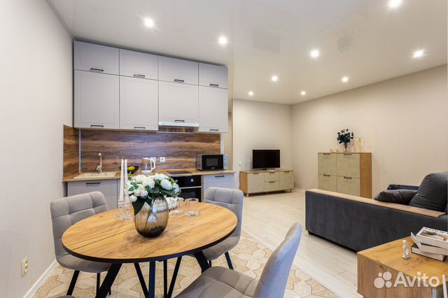 

1-к. квартира, 55 м², 2 кровати