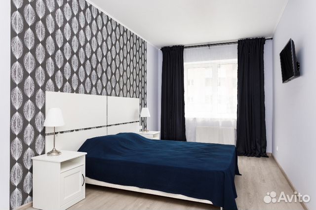 

1-к. квартира, 44 м², 2 кровати