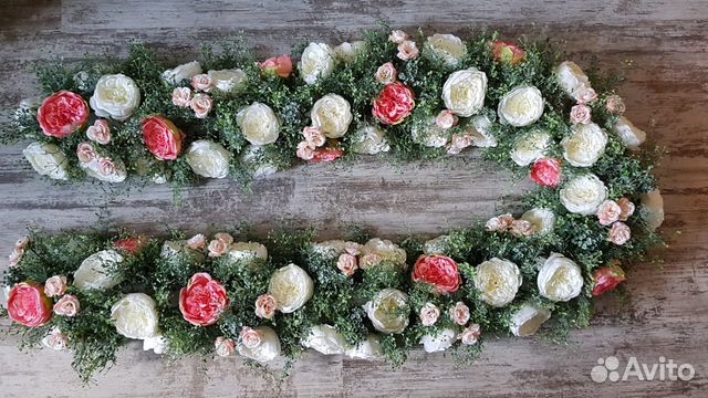 Цветочная Гирлянда Из Искусственных Цветов Купить