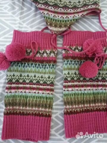 Шапка шарф гетры