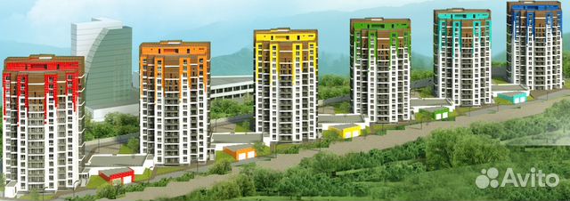 2-к квартира, 59 м², 3/16 эт. 2-к квартира, 59 м², 3/16 эт.