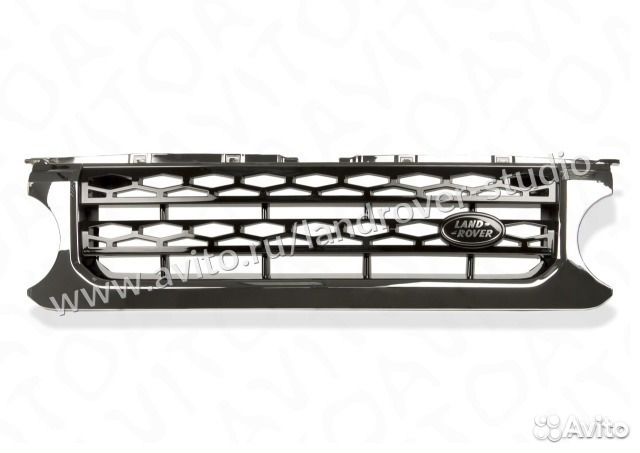 Решетка Land Rover Discovery 4 хром + черный Решетка Land Rover Discovery 4 хром + черный