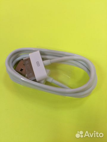 Кабель 30 Pin для iPhone 4/4S/iPad 2/3/iPod Белый