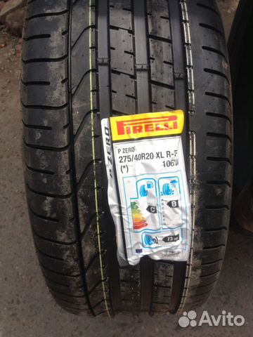 Новые Pirelli P-Zero (Run Flat) 275/40 R20 106 Y