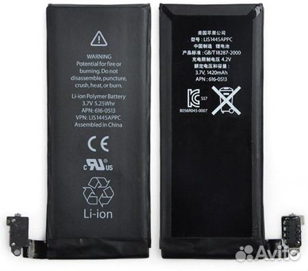 Аккумуляторы iPhone 3GS/ 4/ 4S/ 5/ 5S/ 5C/ 6 Новые
