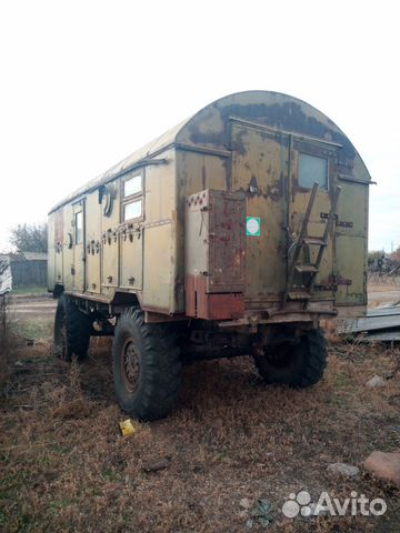 Вагон (кунг) на шасси прицепа маз