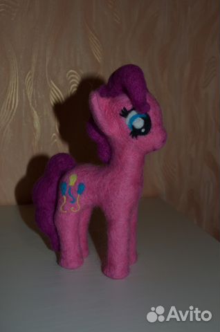 Пинки Пай My Little Pony, валяная, ручная работа