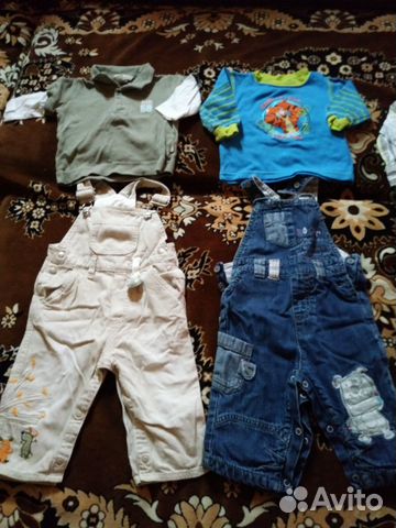 Одежда (пакетом) для мальчика с рождения до 1 года