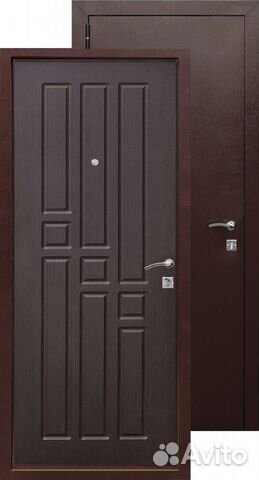 Дверь металлическая входная Гарда мини венге