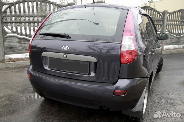Накладка на задний бампер LADA Kalina 2004 - 2013