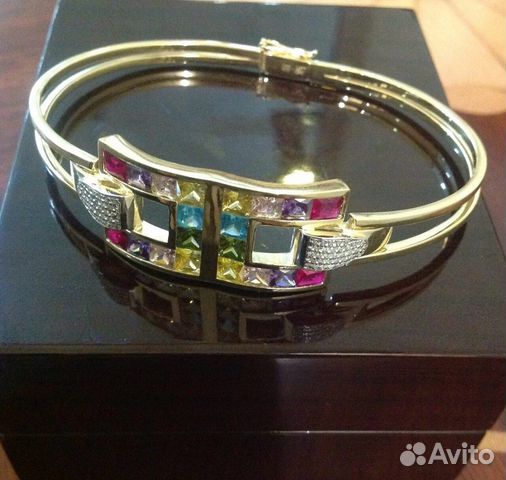 Золотой браслет с бриллиантами Золотой браслет с бриллиантами