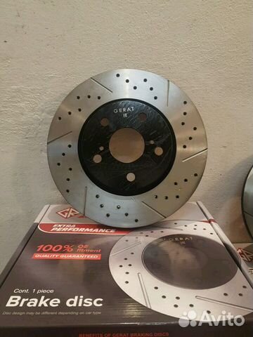 Усилинные тормозные диски на Camry