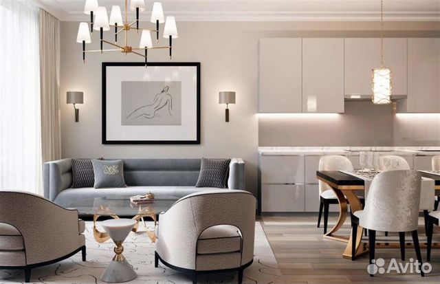 1-к квартира, 44.7 м², 3/53 эт.