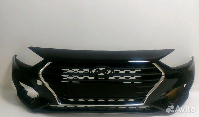 Hyundai Solaris 2017 бампер в цвет Hyundai Solaris 2017 бампер в цвет