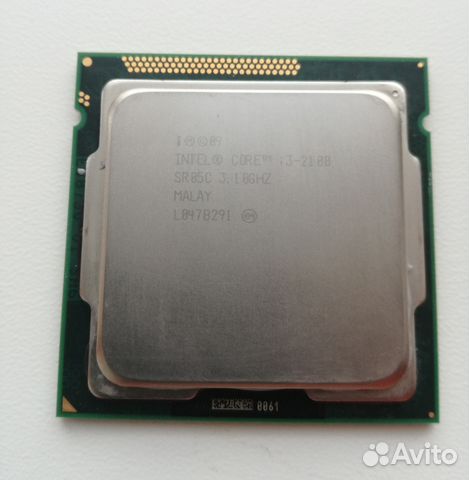 Процессор Intel Core i3-2100 Socket 1155