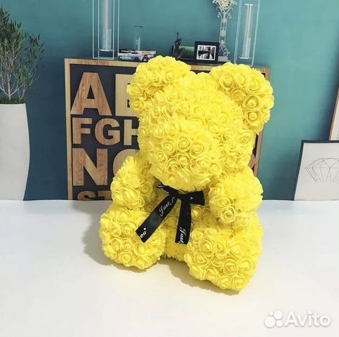 Мишка из роз