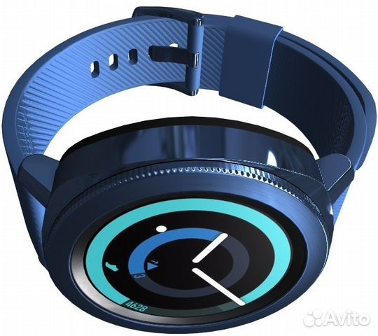 Смарт-часы SAMSUNG Gear Sport SM-R600, синие Смарт-часы SAMSUNG Gear Sport SM-R600, синие
