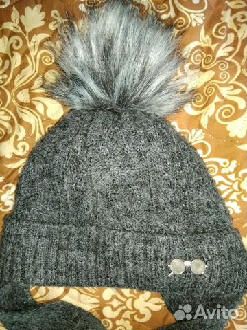 Шапка детская зимняя, размер 54-56 Шапка детская зимняя, размер 54-56