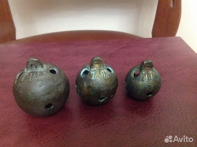 Старинные Бубенцы с упряжи
