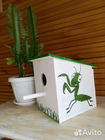 Скворечник кормушка для сада/парка синичник
