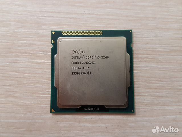 Процессор intel Core i3 3240, LGA 1155, Ivy Bridge