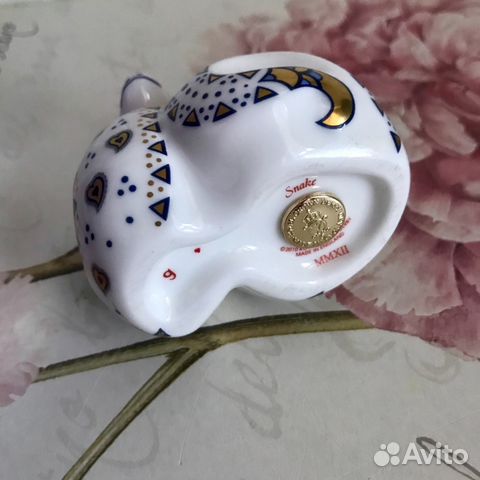 Статуэтка пресс-папье Змея Royal Crown Derb Англия
