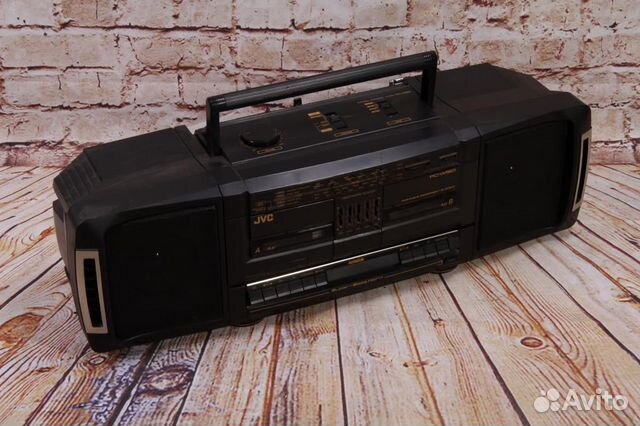 Двух кассетная переносная магнитола JVC PC-W150