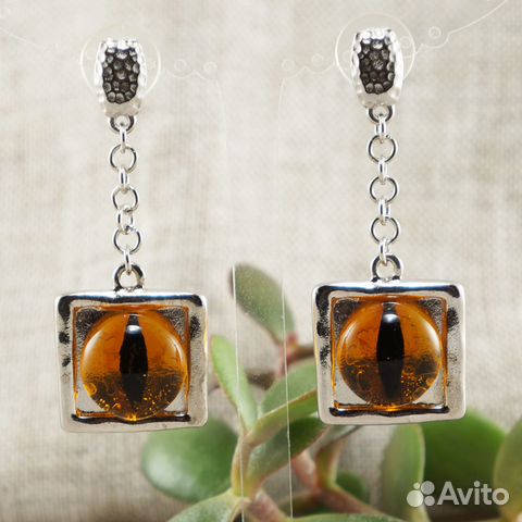 Серьги Кошка 