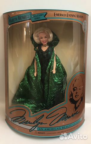 Кукла Мэрилин Монро Emerald Evening 1993