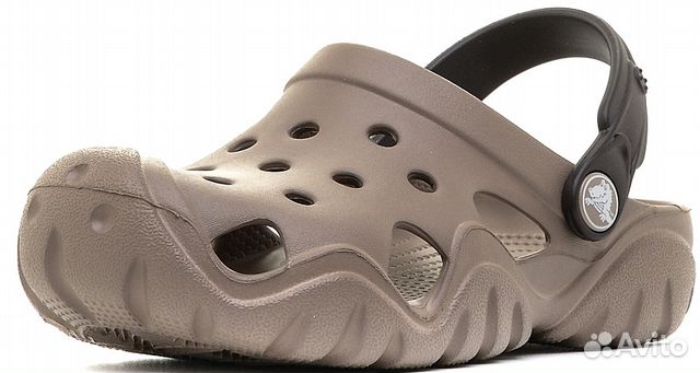 Сабо Crocs бежевые для мальчика. Оригинал