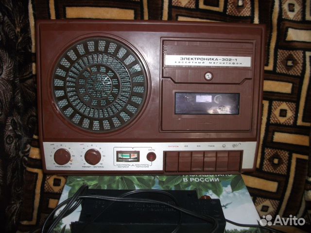 Магнитофон электроника 302 - 1 кассетный