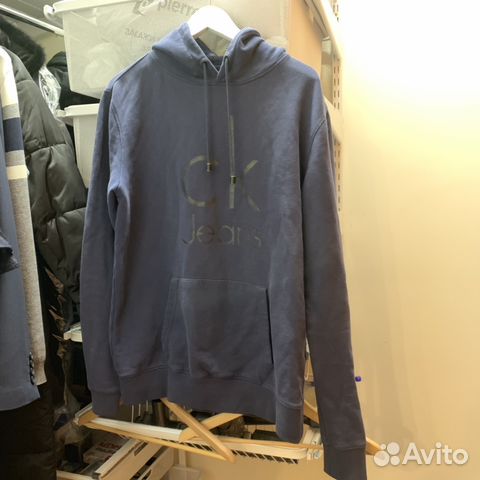 Синяя толстовка Calvin Klein (S)