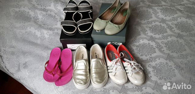 Обувь Ecco 37 р Adidas 36 р Crocs W5 Derimod