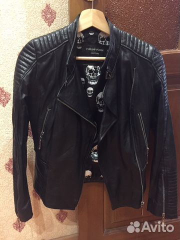 Кожаная куртка Philipp Plein