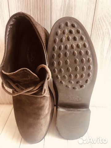 Замшевые женские ботинки Tods р.р 39-39,5 UK 5 Замшевые женские ботинки Tods р.р 39-39,5 UK 5