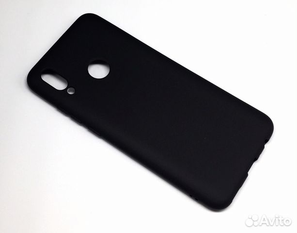 Huawei P Smart 2019 Чехол Черный Матовый Силикон