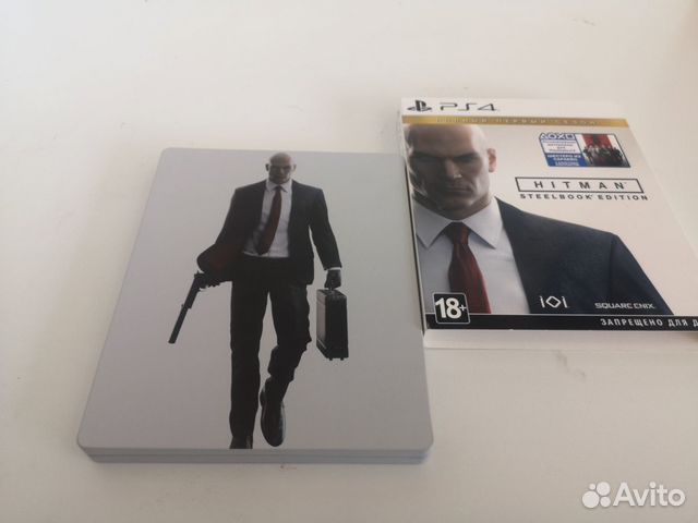 Игровые диски Sony Playstation 4 Hitman SteelBook
