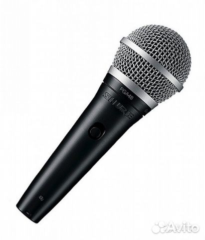 Микрофон Shure PGA48 XLR-E + смартфон в подарок