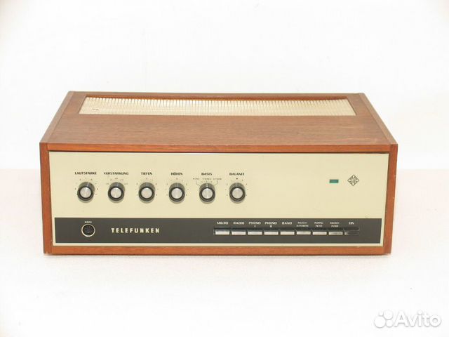 Telefunken V 820 Ламп усил tubeamp 1965 года Telefunken V 820 Ламп усил tubeamp 1965 года