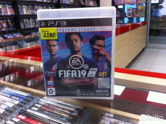 PS3 fifa 19 издание legacy новый