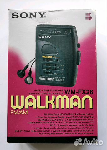 Кассетный плеер Sony Walkman WM- FX26