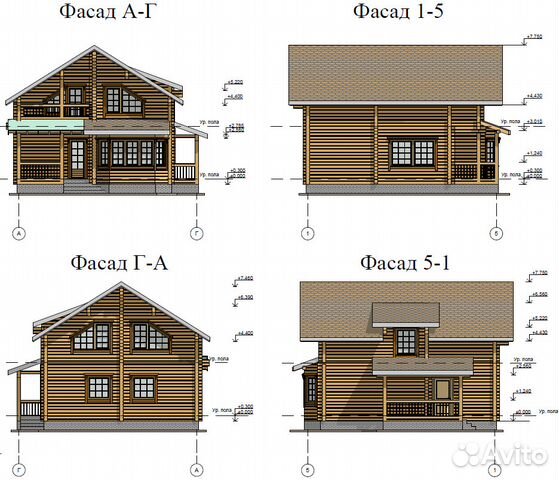 Дом из клееного бруса Дом из клееного бруса