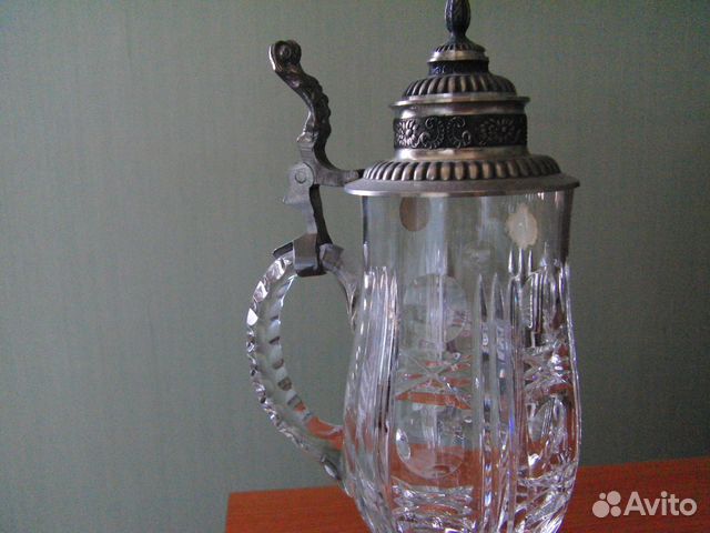 Пивная кружка beyer. Германия, свинцовый хрусталь