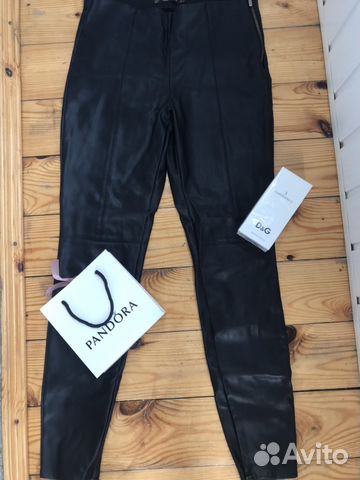 Брюки кожаные Zara Брюки кожаные Zara